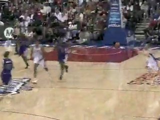 Craig Smith makes a nice stop on the defensive end while Ste