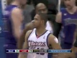 Eric Gordon beats the Kings' defense  to the hole and finish