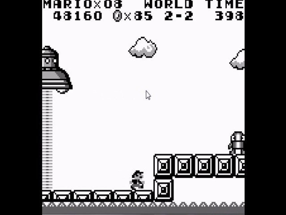 video retrogaming sur super mario land game boy