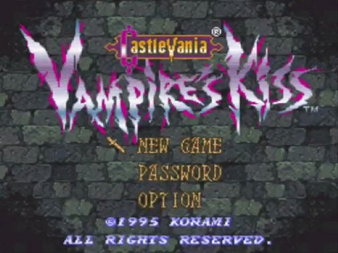 Castlevania Vampire's Kiss walkthrough 1)La légende du fouet