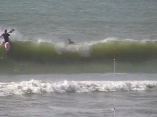 Mal día de olas en Mazagón (Huelva)