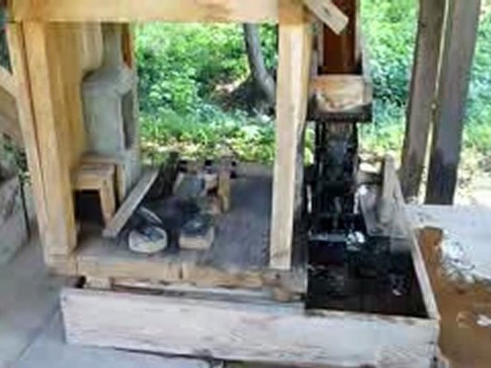 Maquette de martinet. Musée Astra. Sibiu. Roumanie