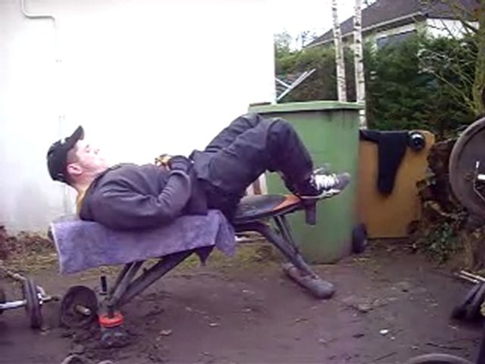 relevé jambes banc