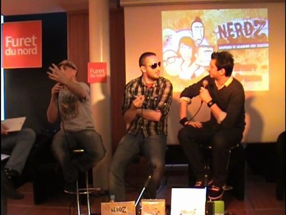 Dédicace Nerdz au Furet du Nord à Lille 20.02.10