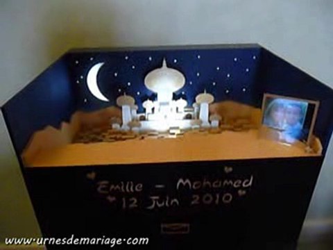 urne de mariage 1001 nuits