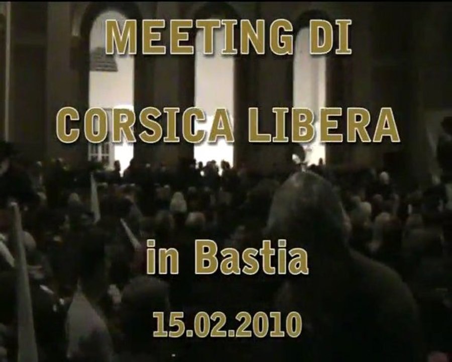 Meeting CORSICA LIBERA in Bastia