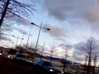 Arrivée escorte supporters MHSC