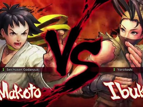 Super Street Fighter IV : Makoto vs Ibuki