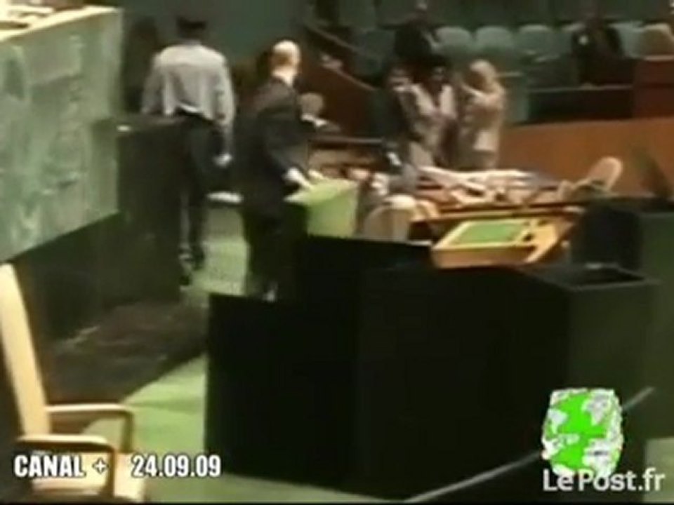 Le tabouret de Sarkozy à l'ONU