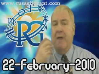 RussellGrant.com Video Horoscope Cancer February Monday 22nd