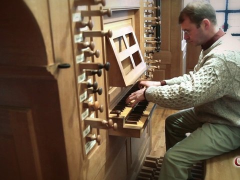 Francis Jacob plays Bach prelude BWV 545 Saessosheim organ