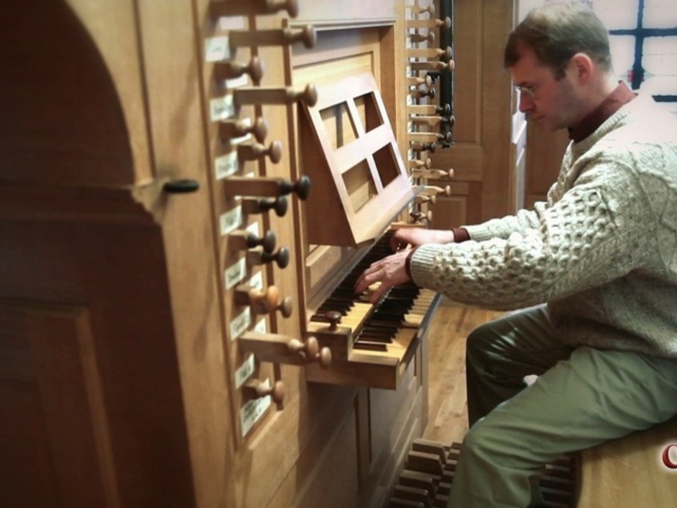 Francis Jacob plays Bach prelude BWV 545 Saessosheim organ