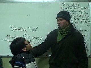 Kimhyu(Sam) placement test, Jeju Oxford English Academy