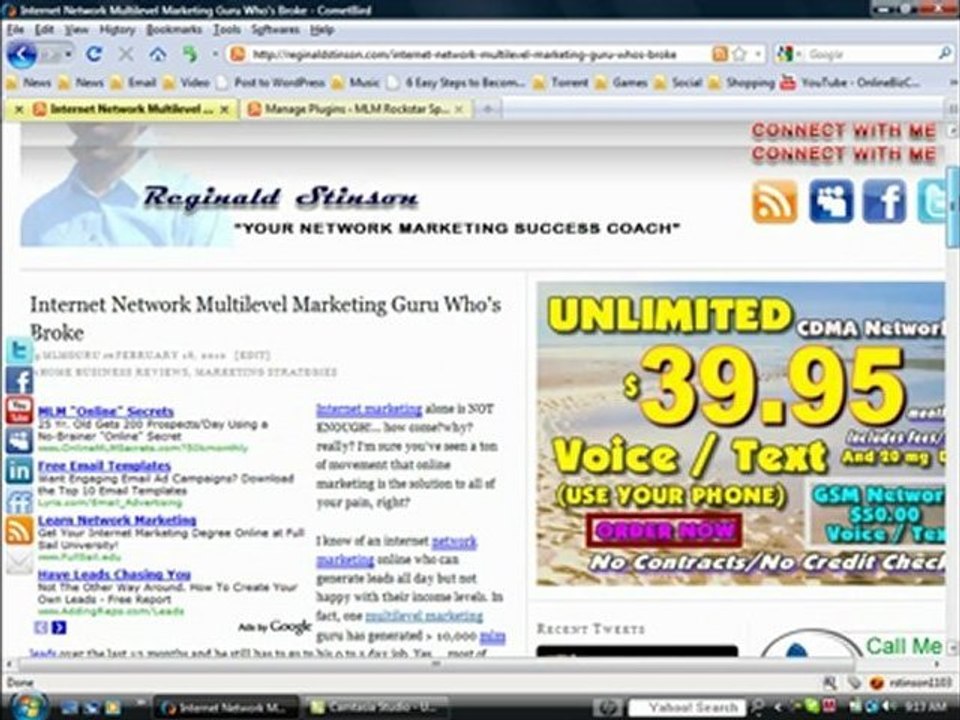 Understanding Wordpress Blog Admin Area & Plugins
