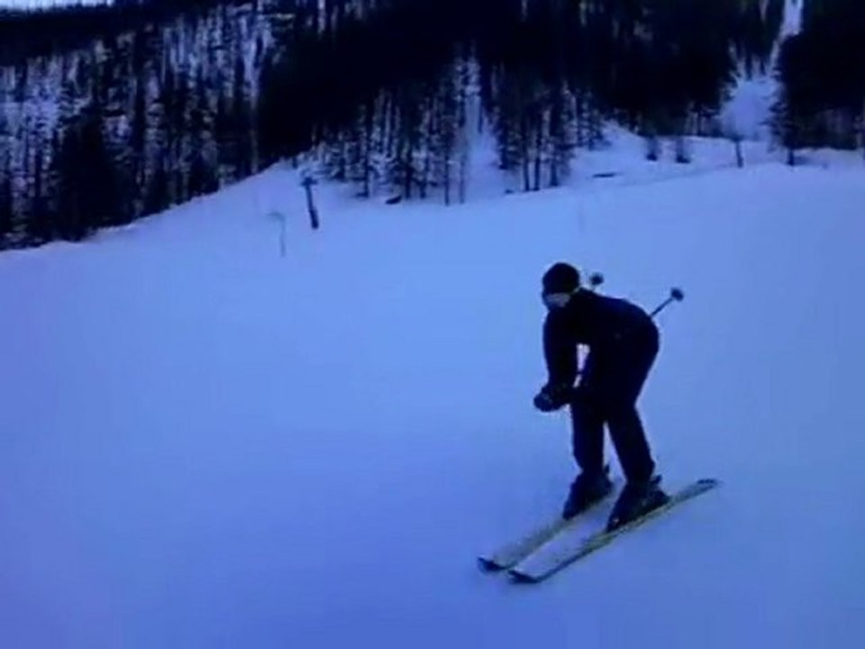Ski JO 2010 : Thibaud à l'entraînement