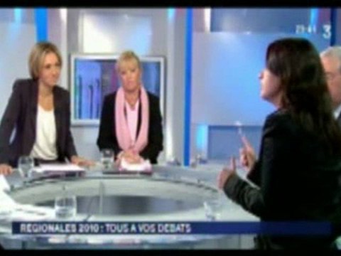 Debat Regionales IDF FR3 dimanche 22 février