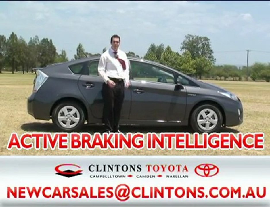 Toyota Prius Active Braking Intelligence