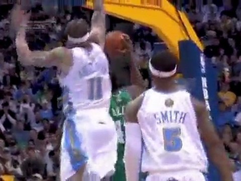 Chris Andersen takes flight and denies Tony Allen.