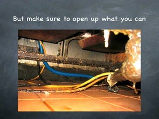 Commercial Kitchen Getting into the equipment