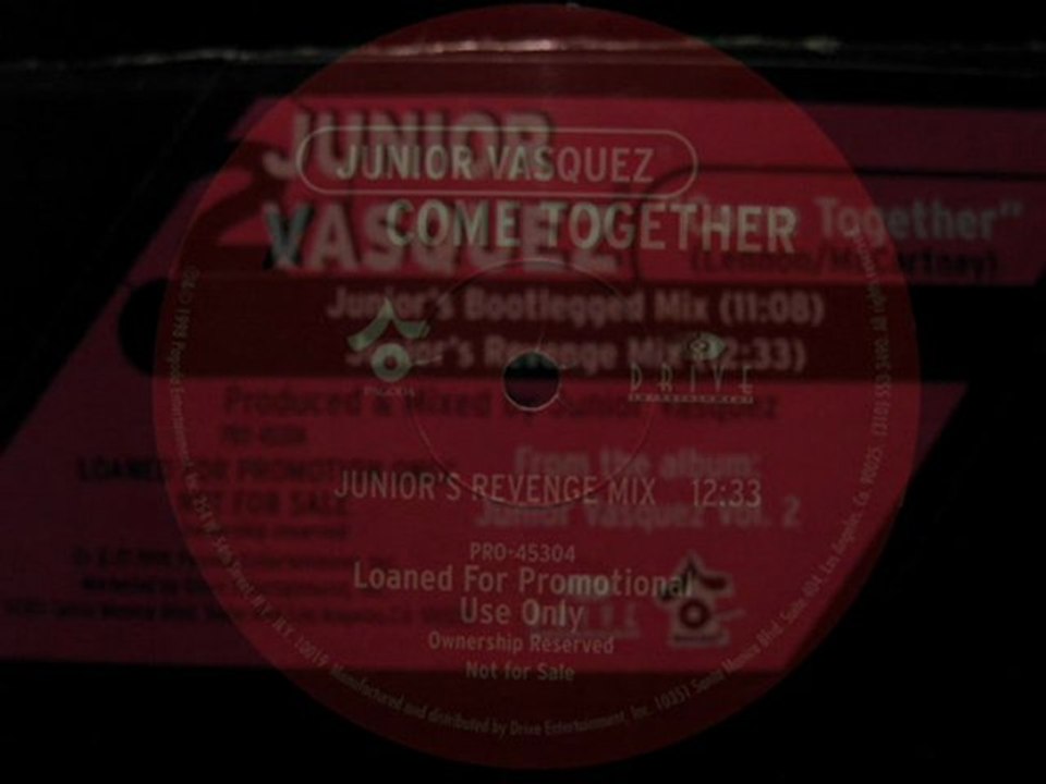 Junior Vasquez.Come Together.Juniors Revenge Mix.Pagoda 1998