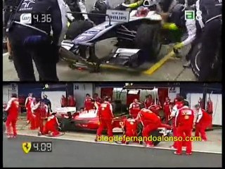 Ferrari Ensayando