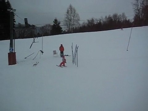 Premiére descente à ski tout seul