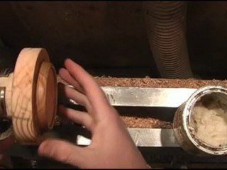 Woodworking Turning A Bracelet On The Lathe