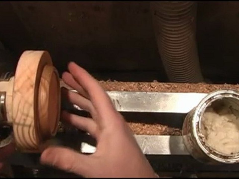 Woodworking Turning A Bracelet On The Lathe