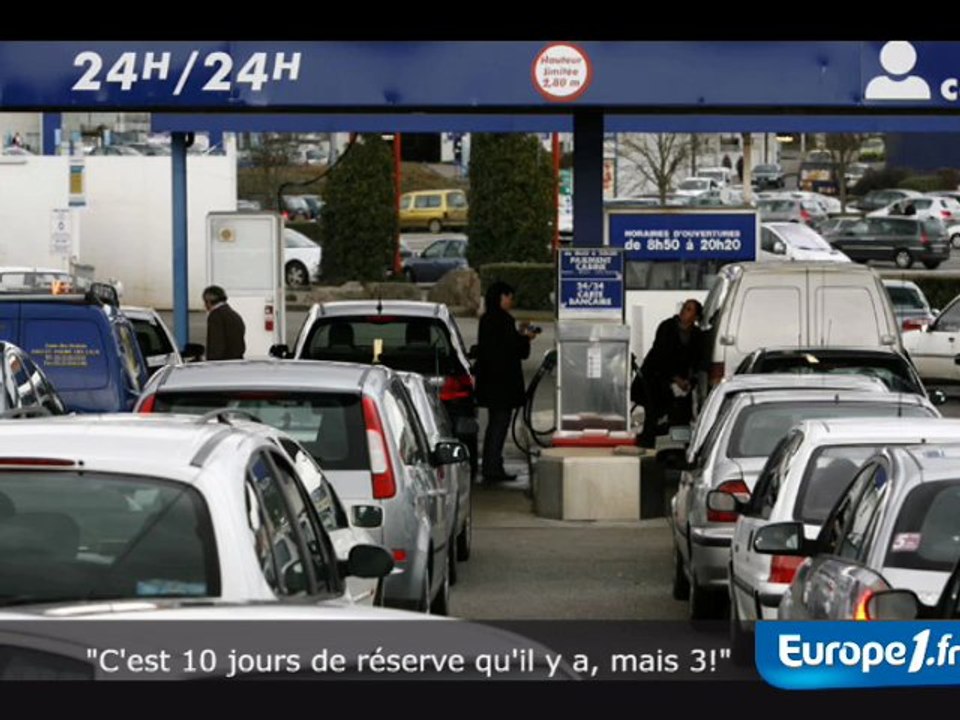 Des dizaines de camions citernes dans l'attente