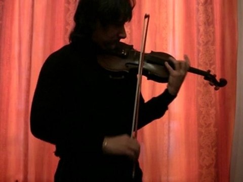 Stefano AMARA plays Lipizer étude en sol + pour violon solo