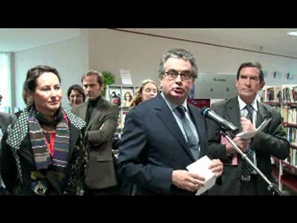 Inauguration Médiathèque des Couronneries 1