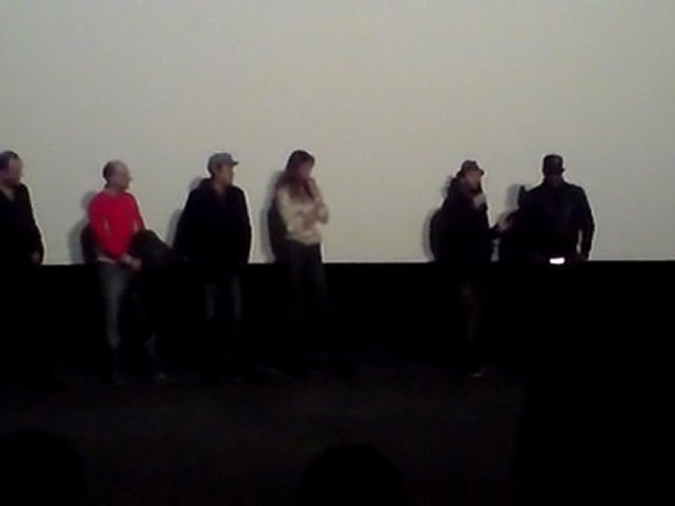 l'équipe du film "coursier" a UGC rosny sous bois part2