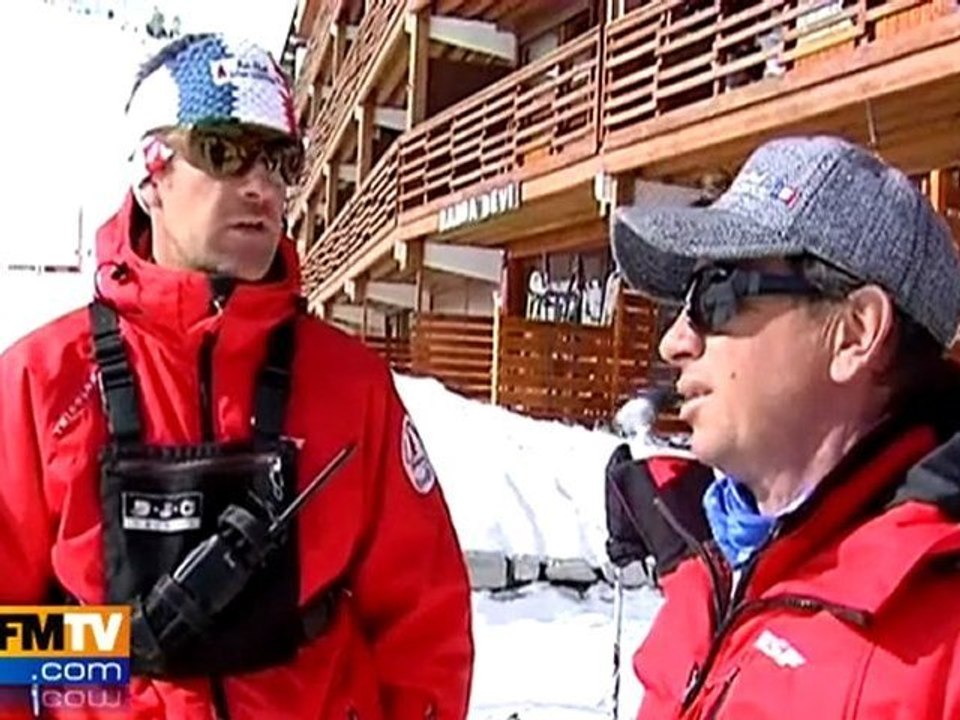 La Plagne derrière Julien Lizeroux