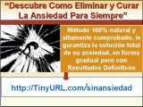 Como eliminar la ansiedad - Tratamiento para la ansiedad