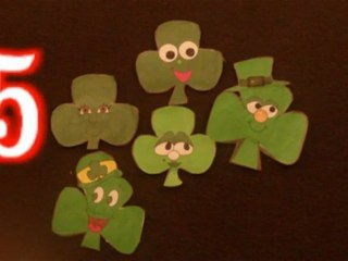 Five Green Shamrocks