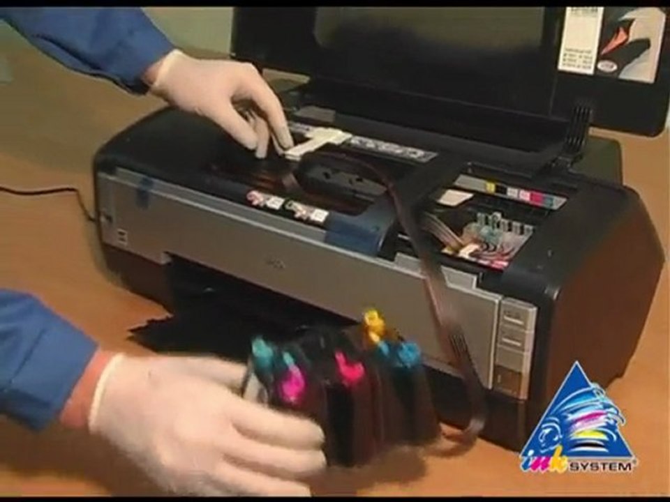 Установка СНПЧ на EPSON POTO 1410 - video Dailymotion