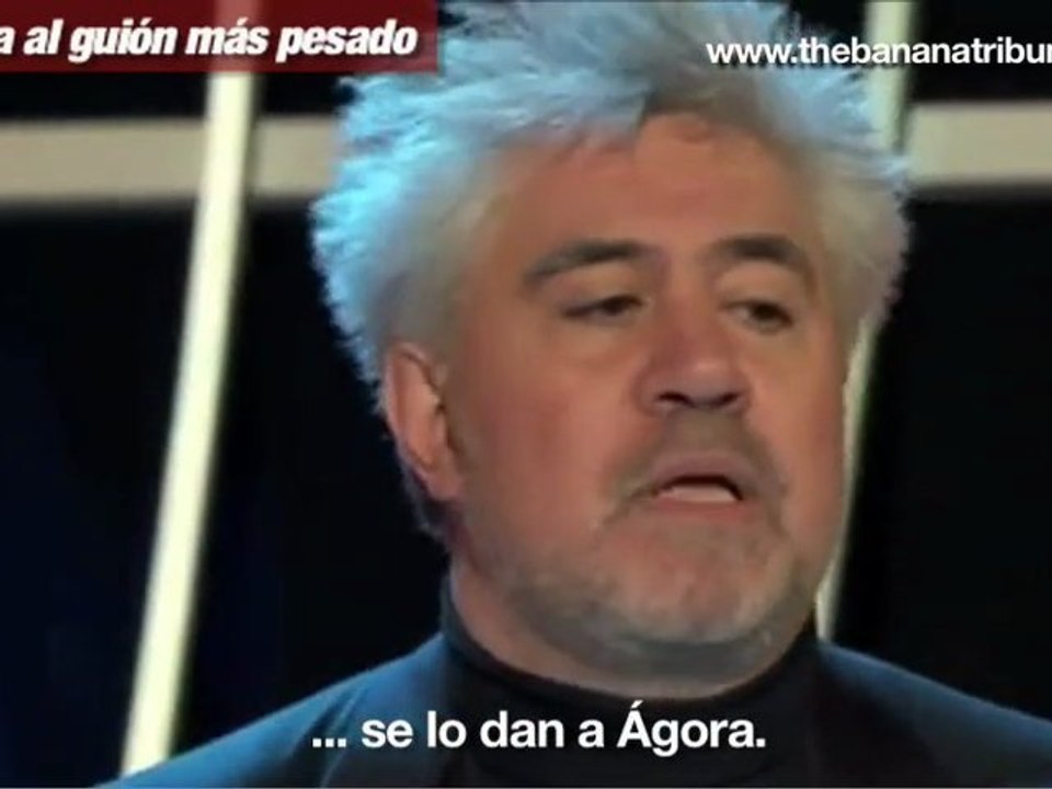 Almodóvar, Goya al guión más pesado