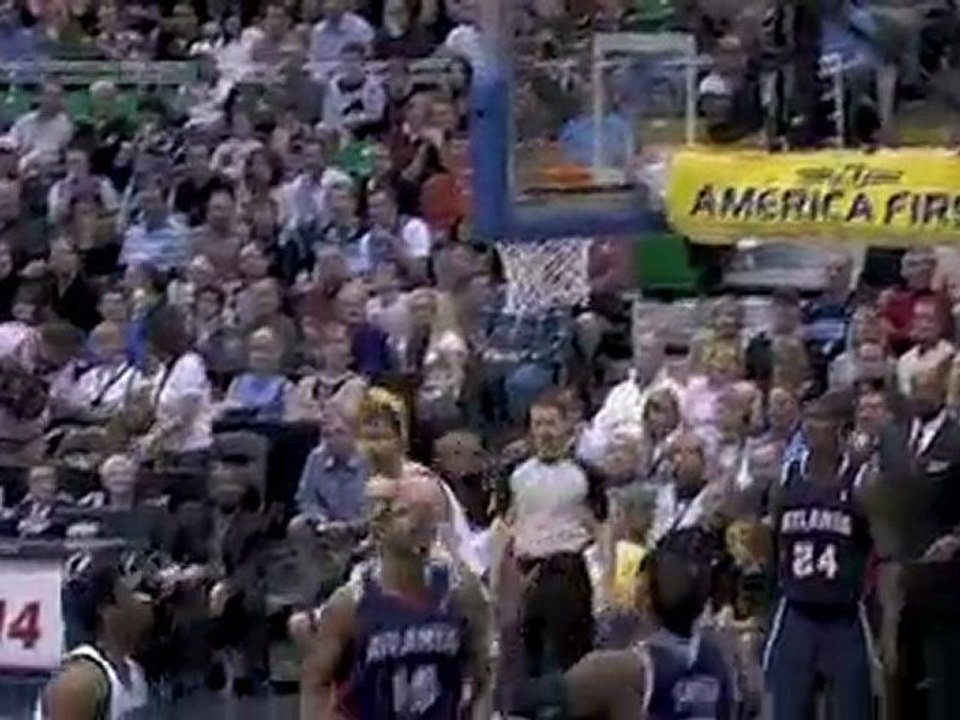 Ronnie Price gets the tough layup to fall in.