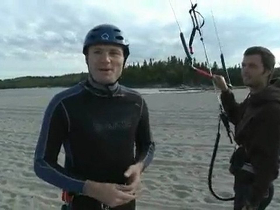 How to kite surf – Quebec, Canada