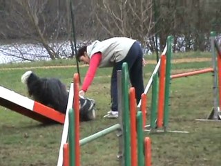 entrainement dans la boue, janvier 2010