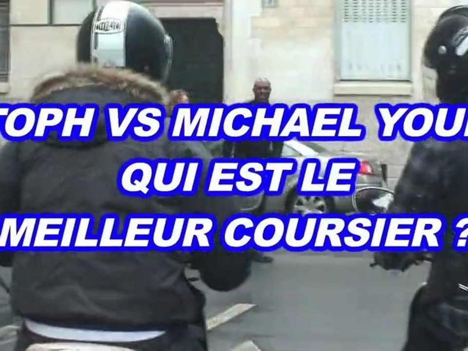 Course entre Michaël Youn et Toph d'NRJ