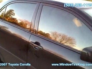 Tint Toyota Corolla in Portland Oregon