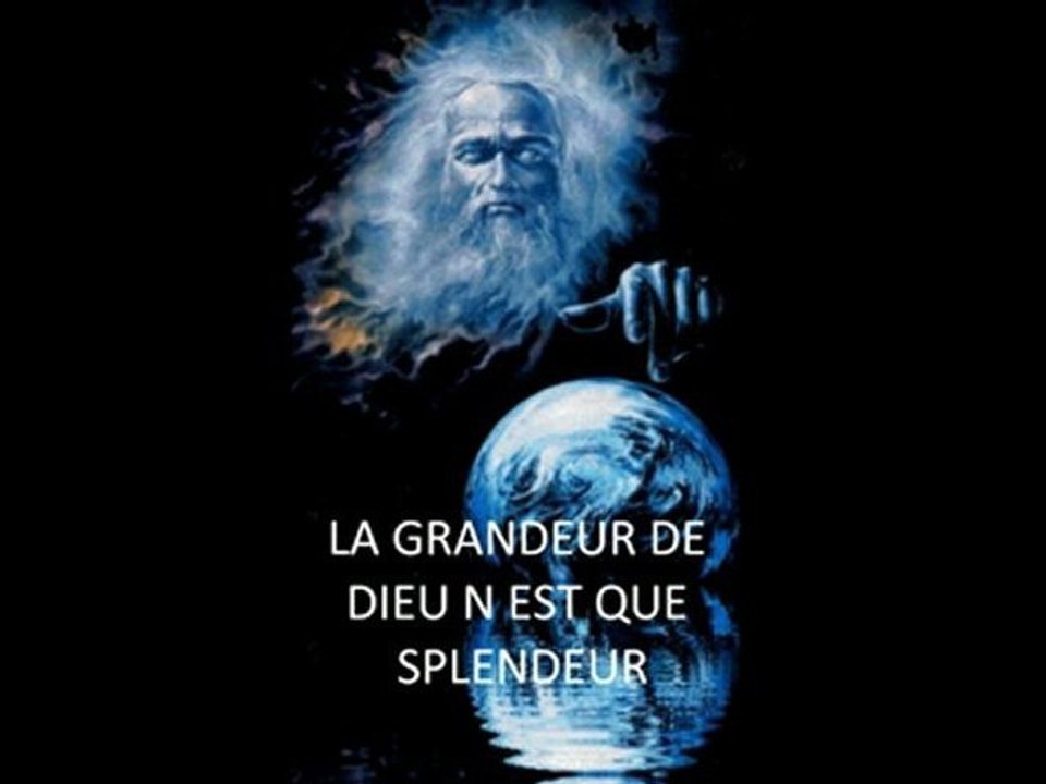 la gloire de dieu ( Cantique )