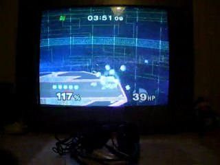 SSBM - Kirby versus Master Hand