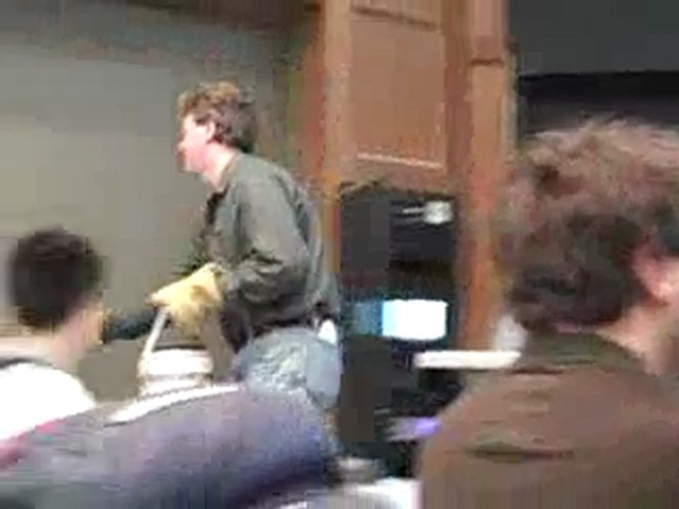 Interdit de ramener son ordi en cours (AZOTE LIQUIDE)