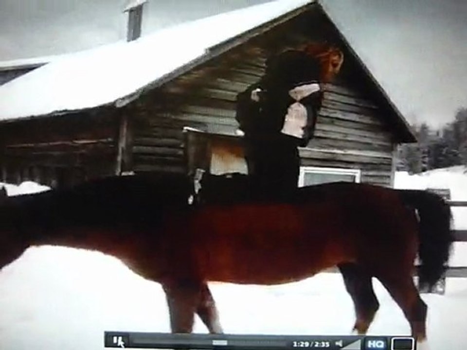 Niaiseries avec ma jument !