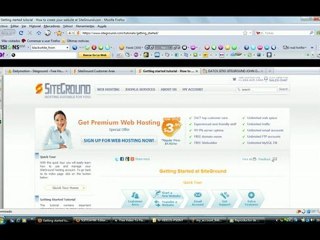 Siteground - Comenzando