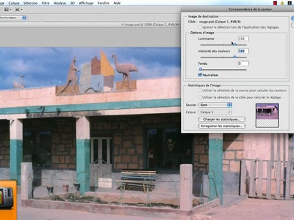 Photoshop cs4 tutoriel - corriger une dominante de couleur