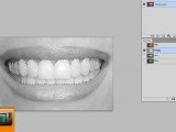 Photoshop cs4 tutoriel - Blanchir des dents (méthode 2)