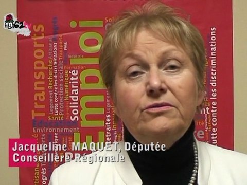 Jacqueline MAQUET : Les enjeux des régionales 2010